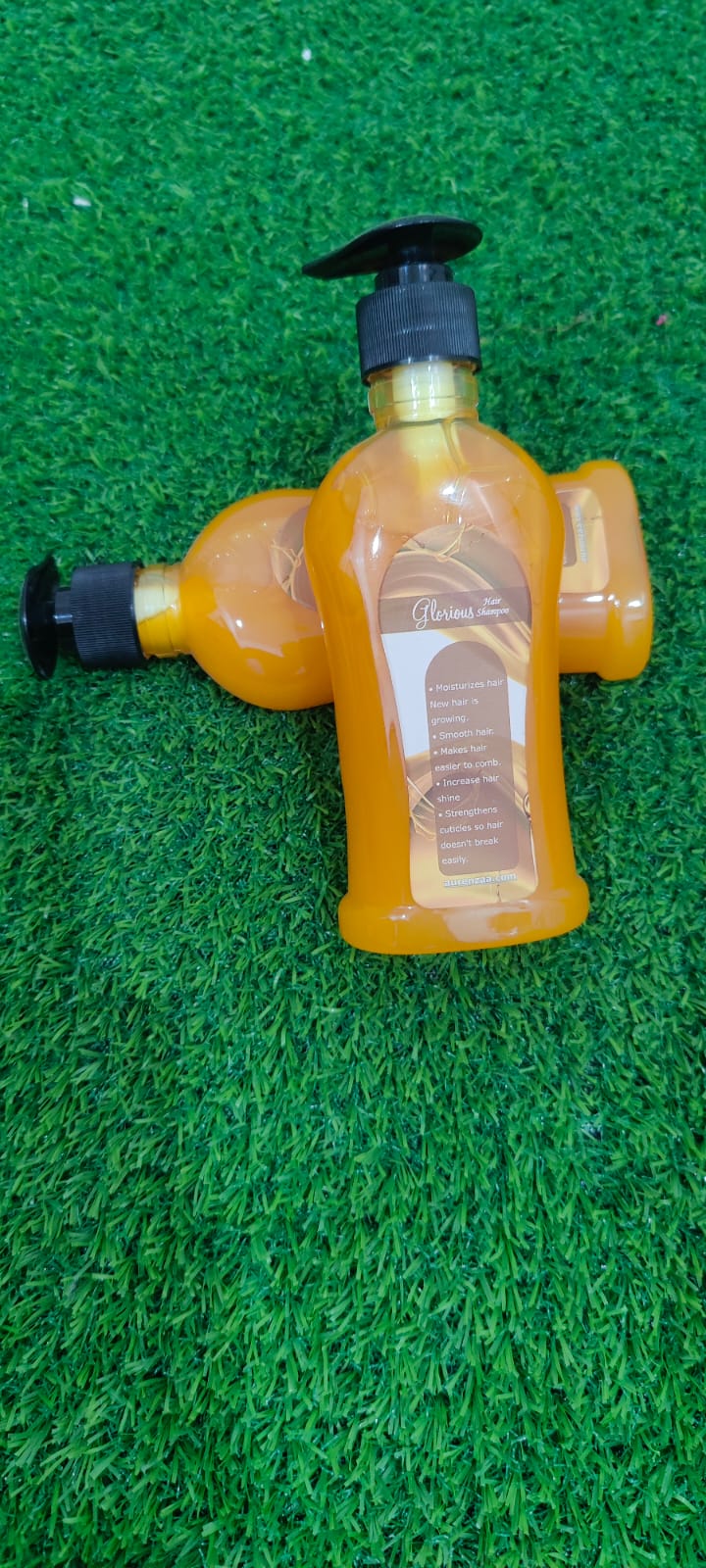 "Natural Shine – Chemical-Free Herbal Shampoo"