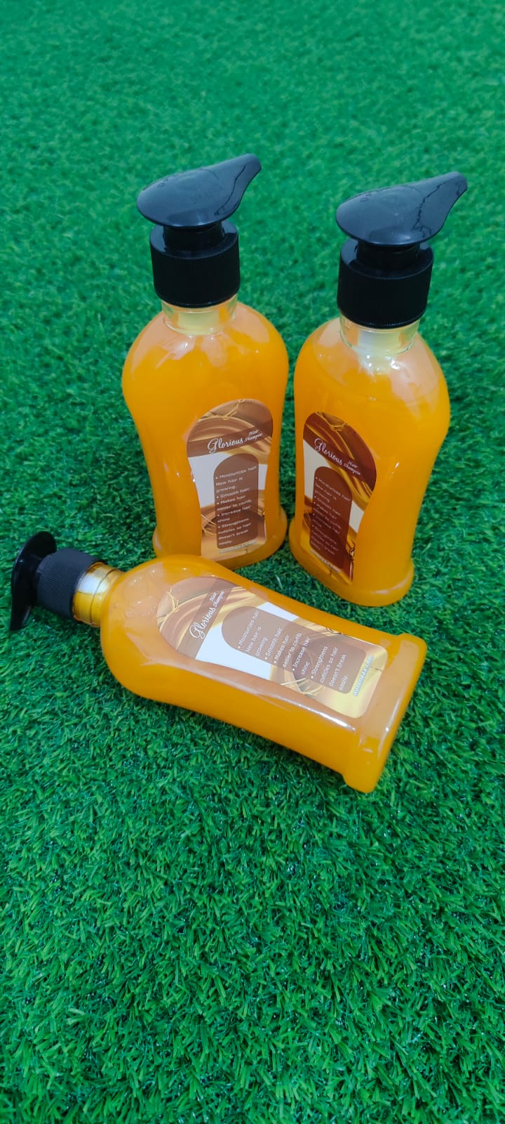 "Natural Shine – Chemical-Free Herbal Shampoo"